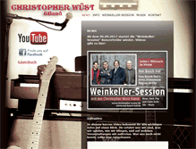 Tablet Screenshot of christopher-wuest.de